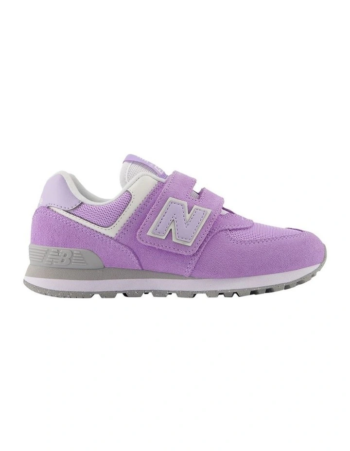 574 V1 Self-Fastening Strap Pre-School Sneakers in Lilac