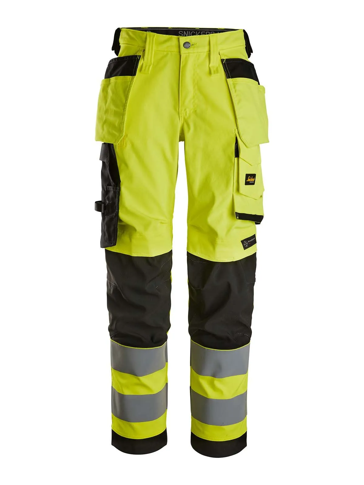 6743 Women's High Vis Work Trousers Stretch Class 2 - Snickers