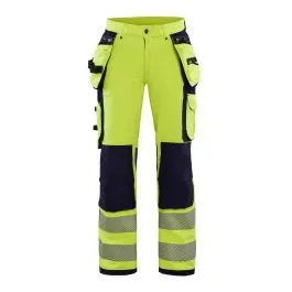 7197-1642 Women's Work Trousers High Vis 4-Way Stretch - Blåkläder