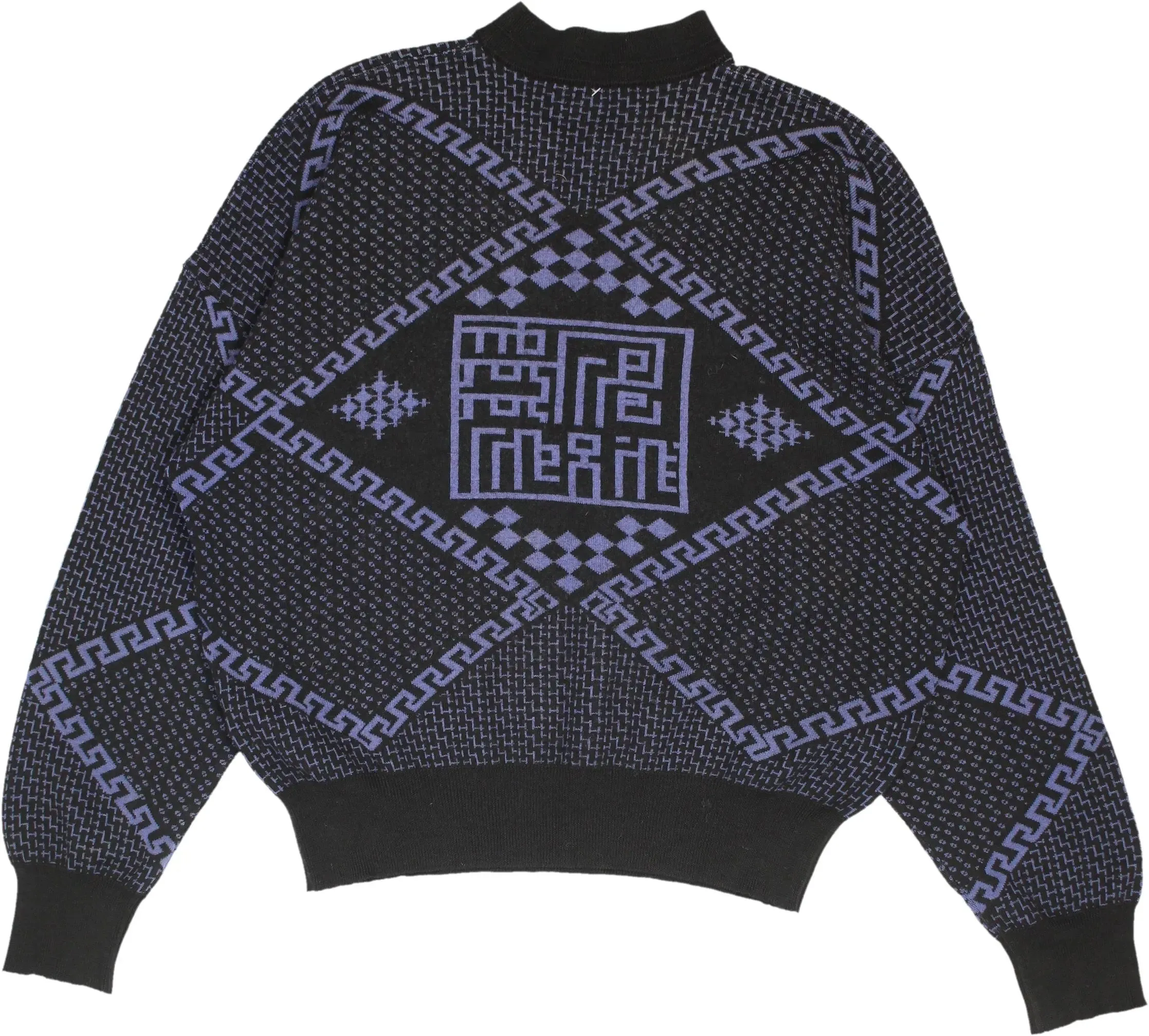 80s Wool Patterned Jumper | ThriftTale