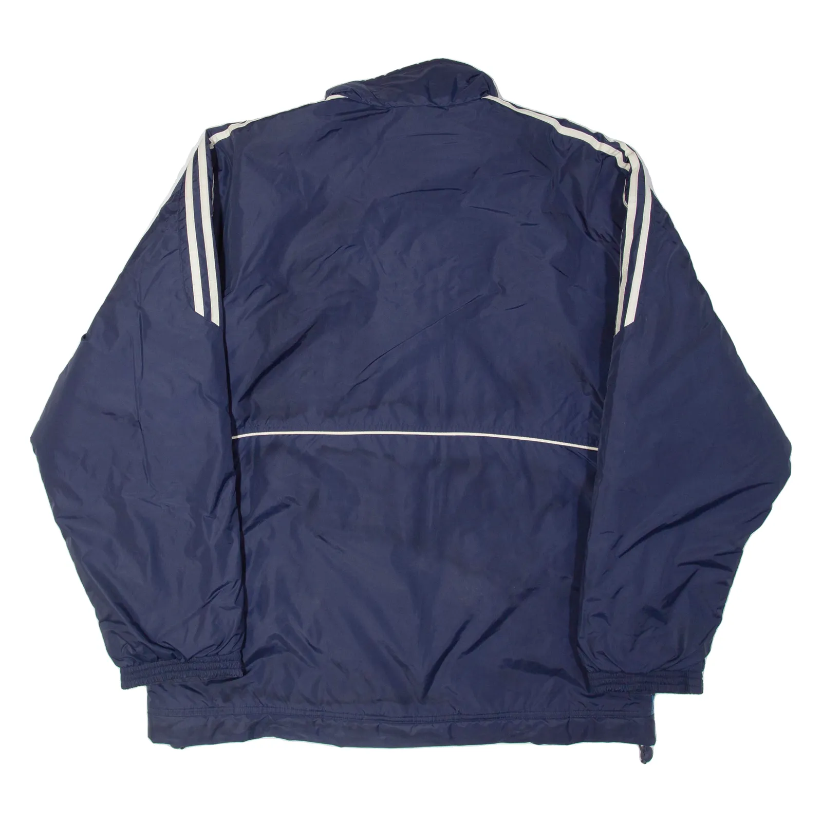 ADIDAS Mens Jacket Blue Nylon 2XL