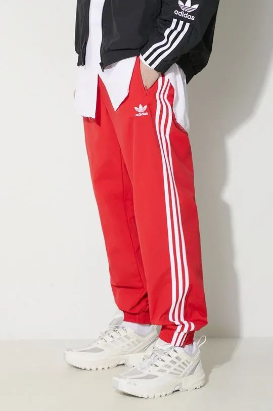 adidas Originals joggers Adicolor Woven Firebird Track Top red color IT2498