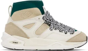 AMI Alexandre Mattiussi Beige Puma Edition TRC Blaze Mid Sneakers