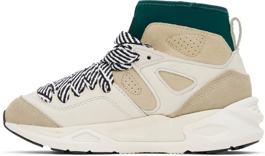 AMI Alexandre Mattiussi Beige Puma Edition TRC Blaze Mid Sneakers