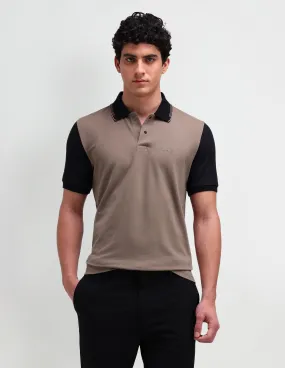 Arrow Newyork Colourblocked Cotton Polo Shirt