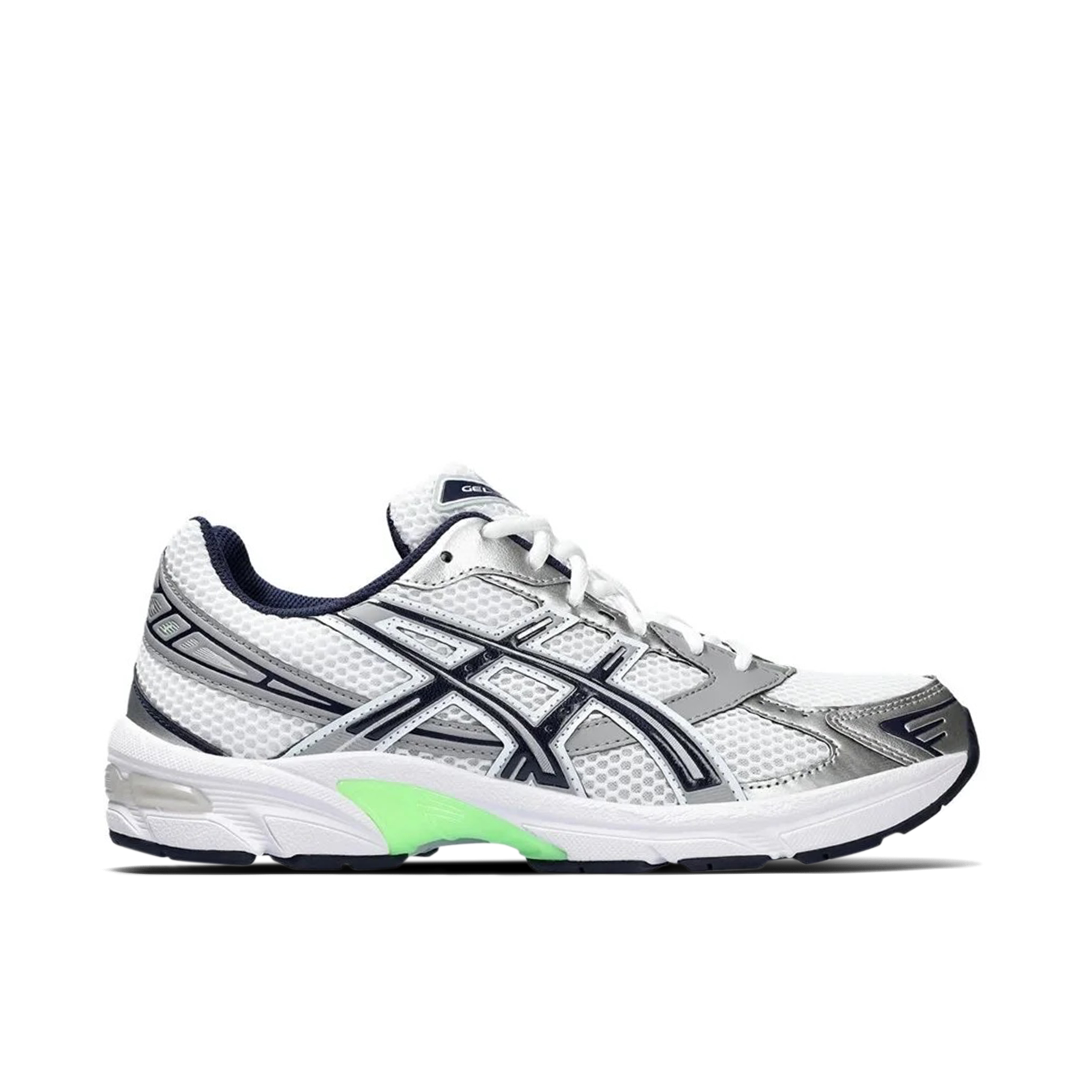 ASICS Gel-1130 White Mid Grey Lime Green | 1201A256-114 | Laced