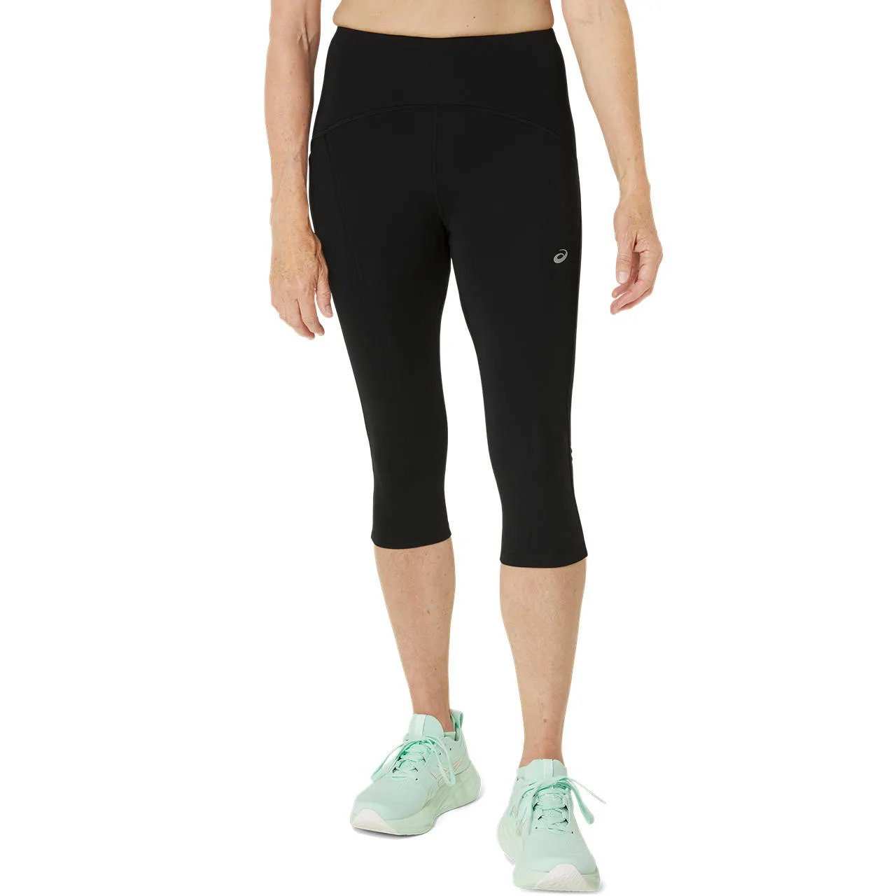 Asics Women's Road High Waist Capri Tight Performance Black | Buy Asics Women's Road High Waist Capri Tight Performanc