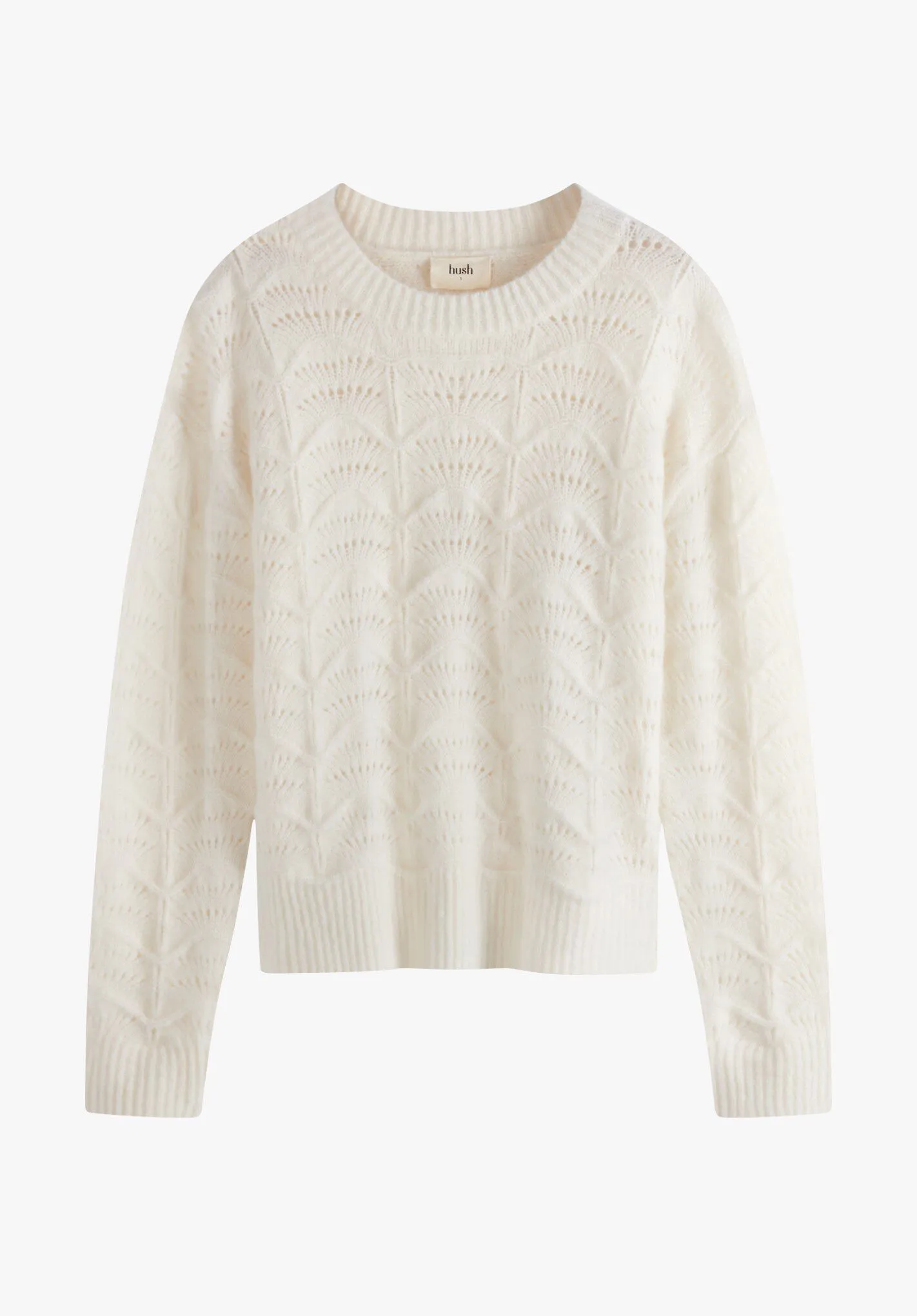 Ava Textured Stitch Crew Jumper