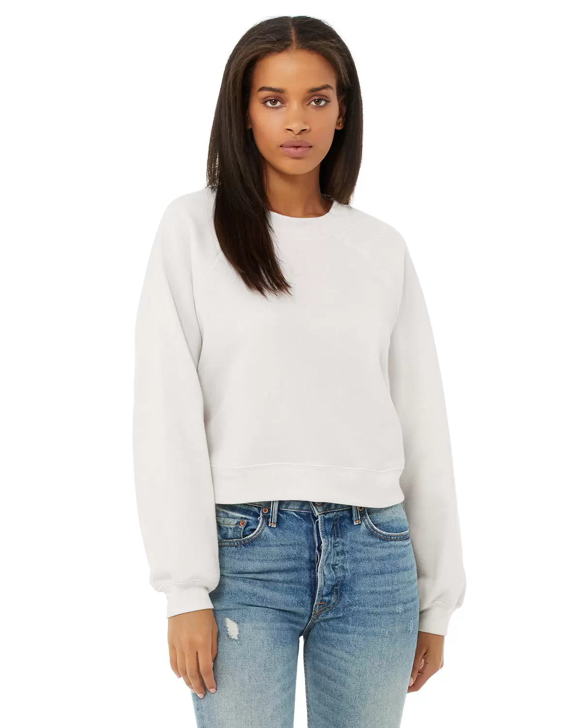 Bella + Canvas 7505 Fast Fashion Women's Raglan Pullover Fleece SKU: 7505