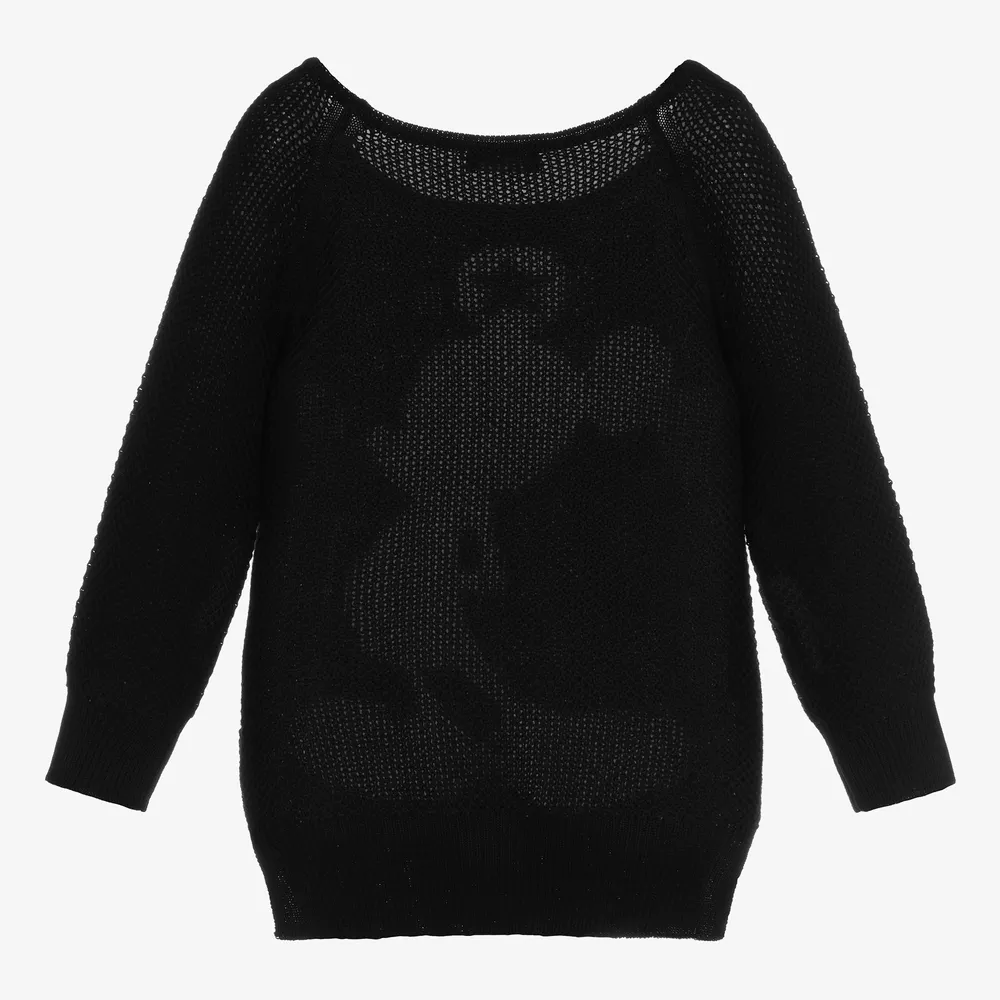 Black Mickey Mouse Jumper