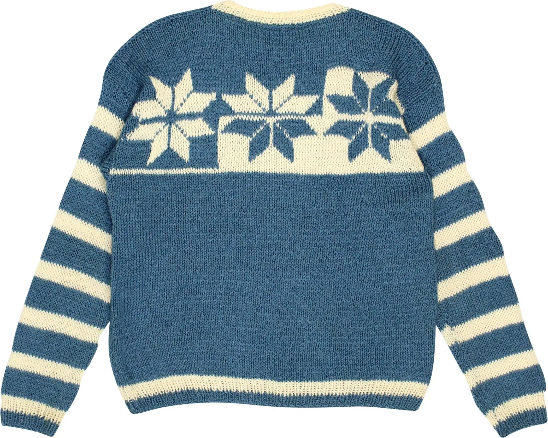 Blue Handmade Jumper | ThriftTale