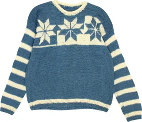 Blue Handmade Jumper | ThriftTale