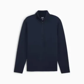 Boulder Quarter-Zip Men's Golf Top | Deep Navy | PUMA Exclusion List | PUMA 