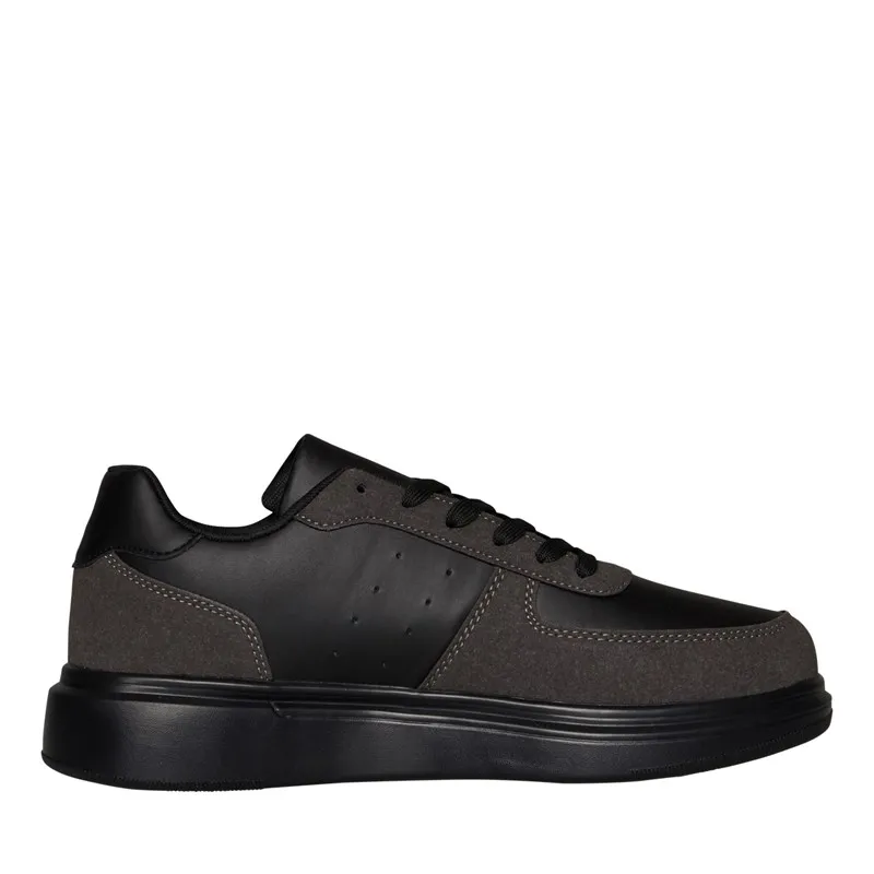 Brave Soul Mens Hamp Trainers Black/Grey