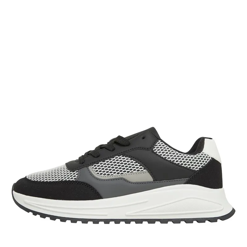 Brave Soul Mens Ontario Trainers Black/Grey