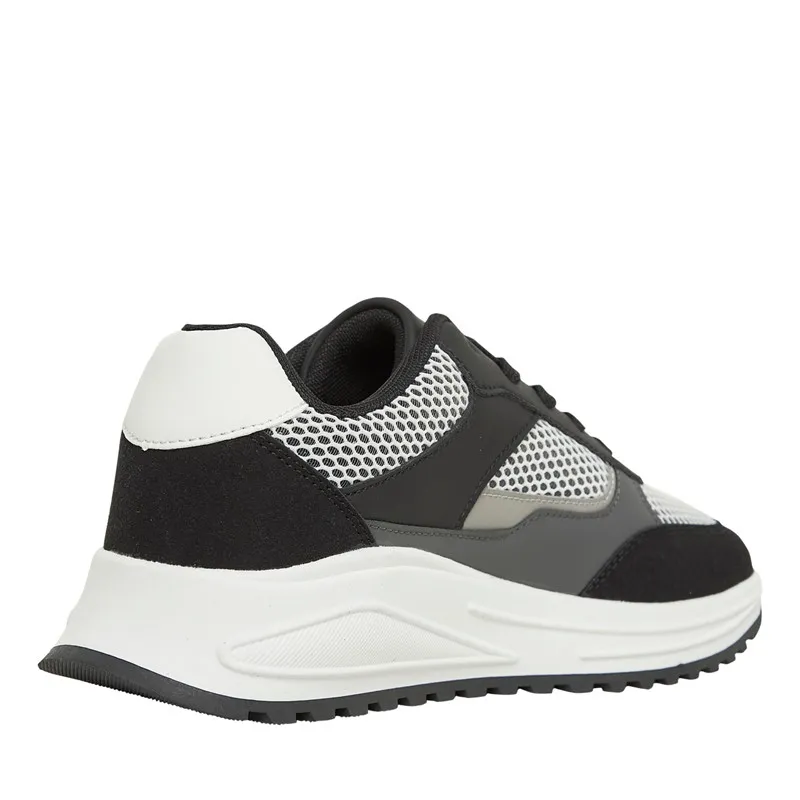 Brave Soul Mens Ontario Trainers Black/Grey