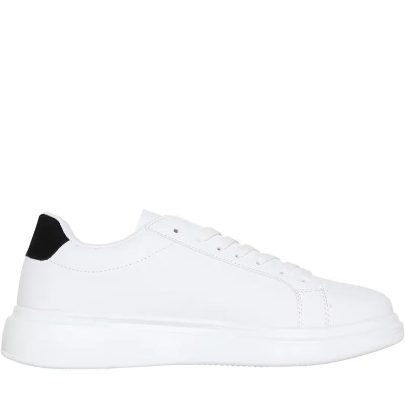 Brave Soul Mens Royal Trainers White/Black