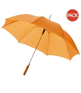 Bullet 23in Lisa Automatic Umbrella (Pack of 2) (Orange) (83 x 102 cm) - UTPF2515