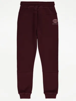 Burgundy New Legacy Sweatshirt and Joggers Set | Kids | George at ASDA