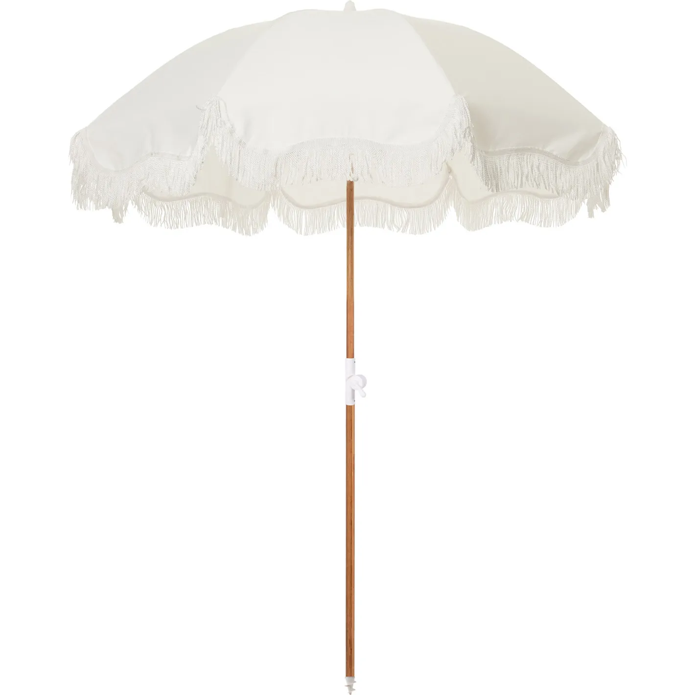 Business & Pleasure Co. Holiday Lightweight Beach Umbrella, Antique White