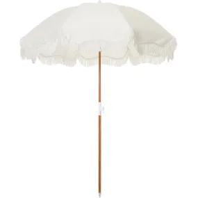 Business & Pleasure Co. Holiday Lightweight Beach Umbrella, Antique White