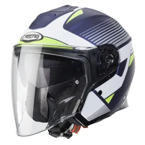 Caberg Flyon Rio Helmet - Blue/White/Yellow