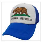 California Republic Grizzly Bear Trucker Hat