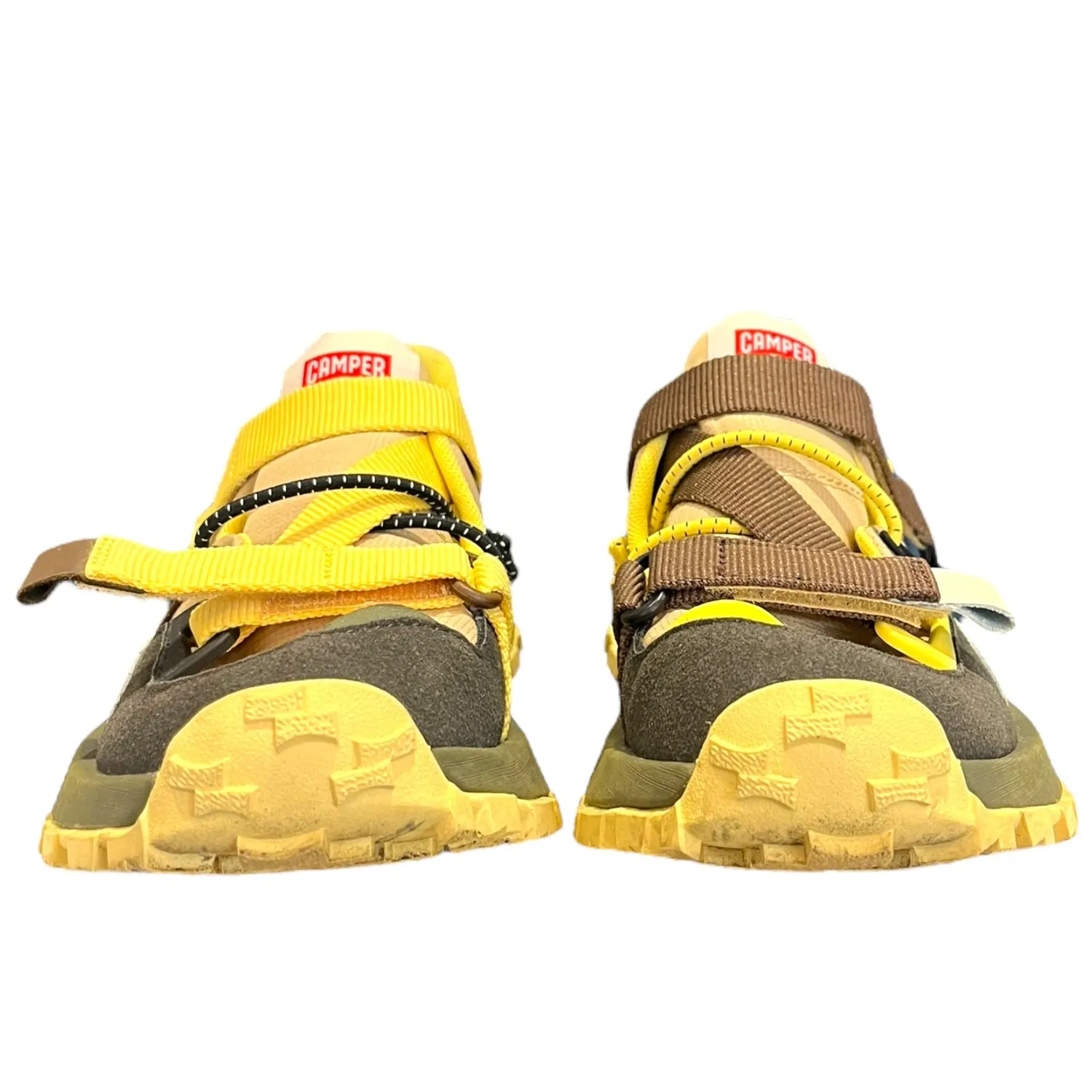 Camper Yellow and Khaki Trainers - 6