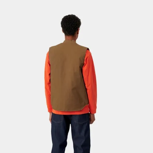 Carhartt WIP Dearborn Canvas Vest Hamilton Brown