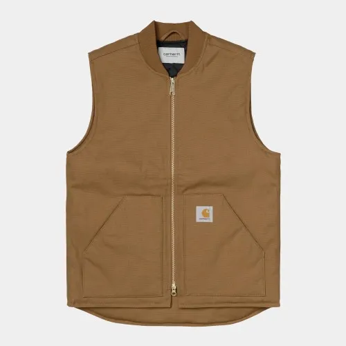 Carhartt WIP Dearborn Canvas Vest Hamilton Brown