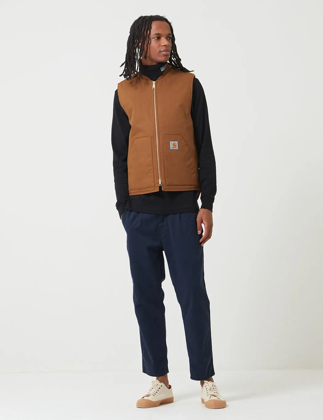 Carhartt-WIP Vest (Lined) - Hamilton Brown Rigid