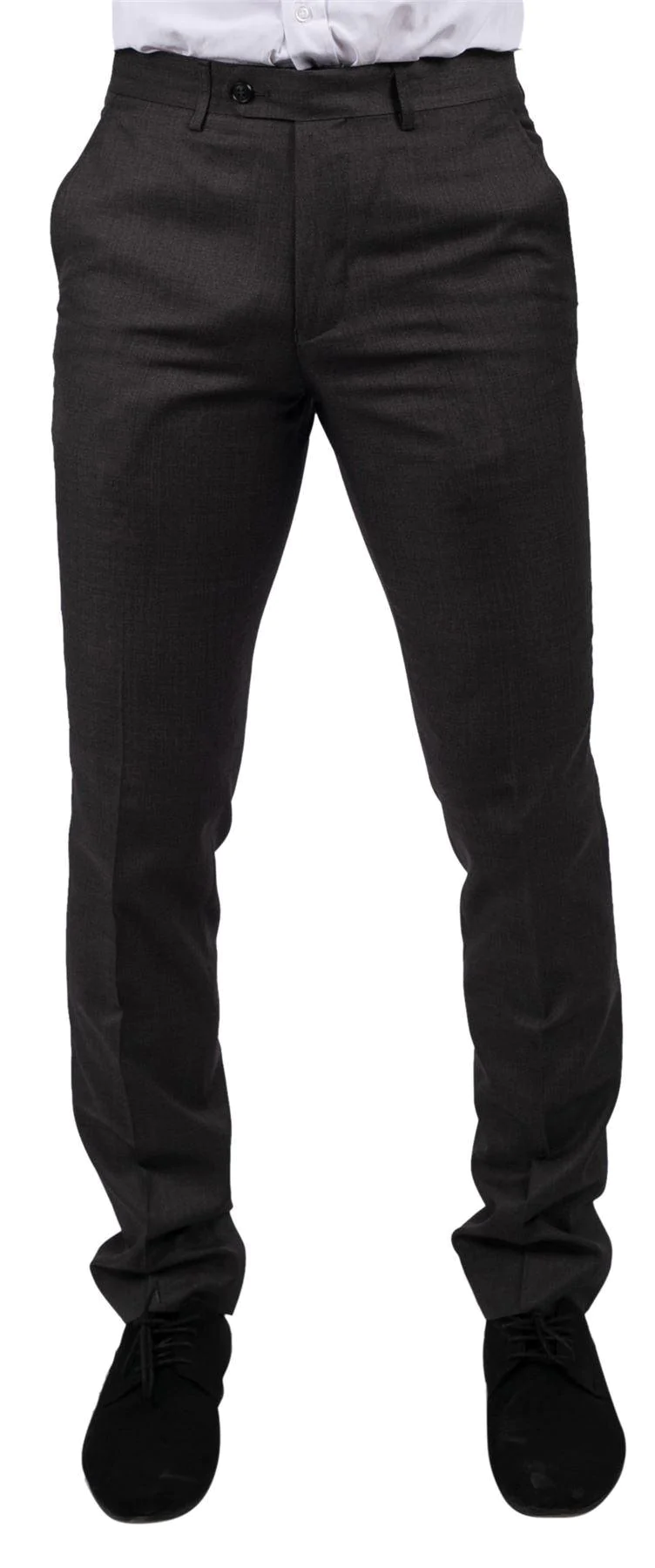 Charles - Men's Charcoal Trousers