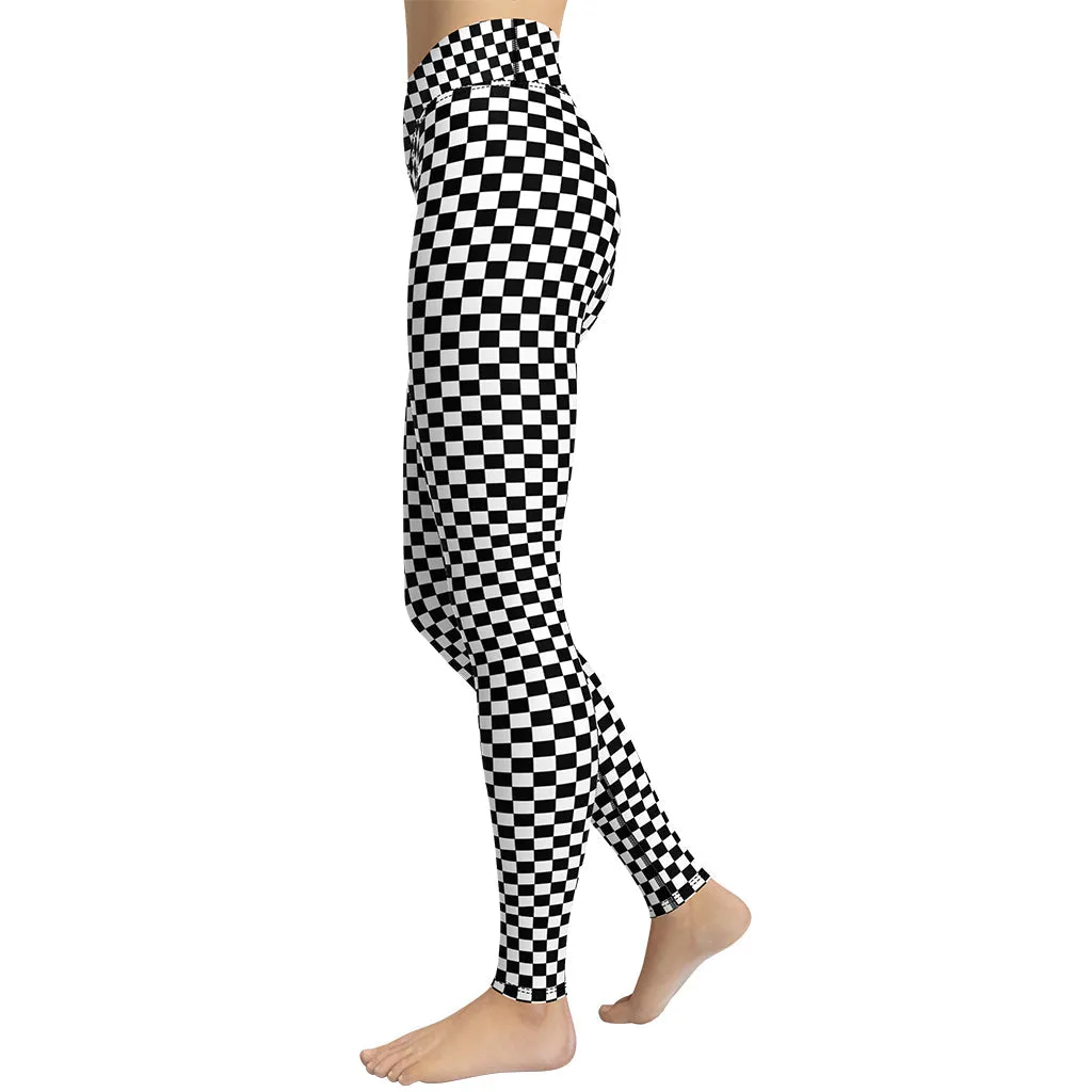 Checkered Yoga Leggings