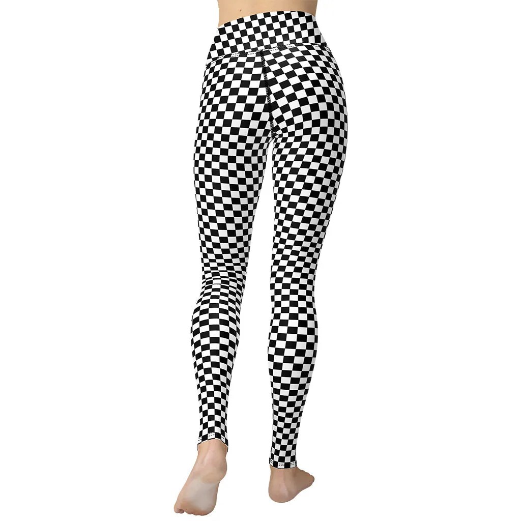 Checkered Yoga Leggings