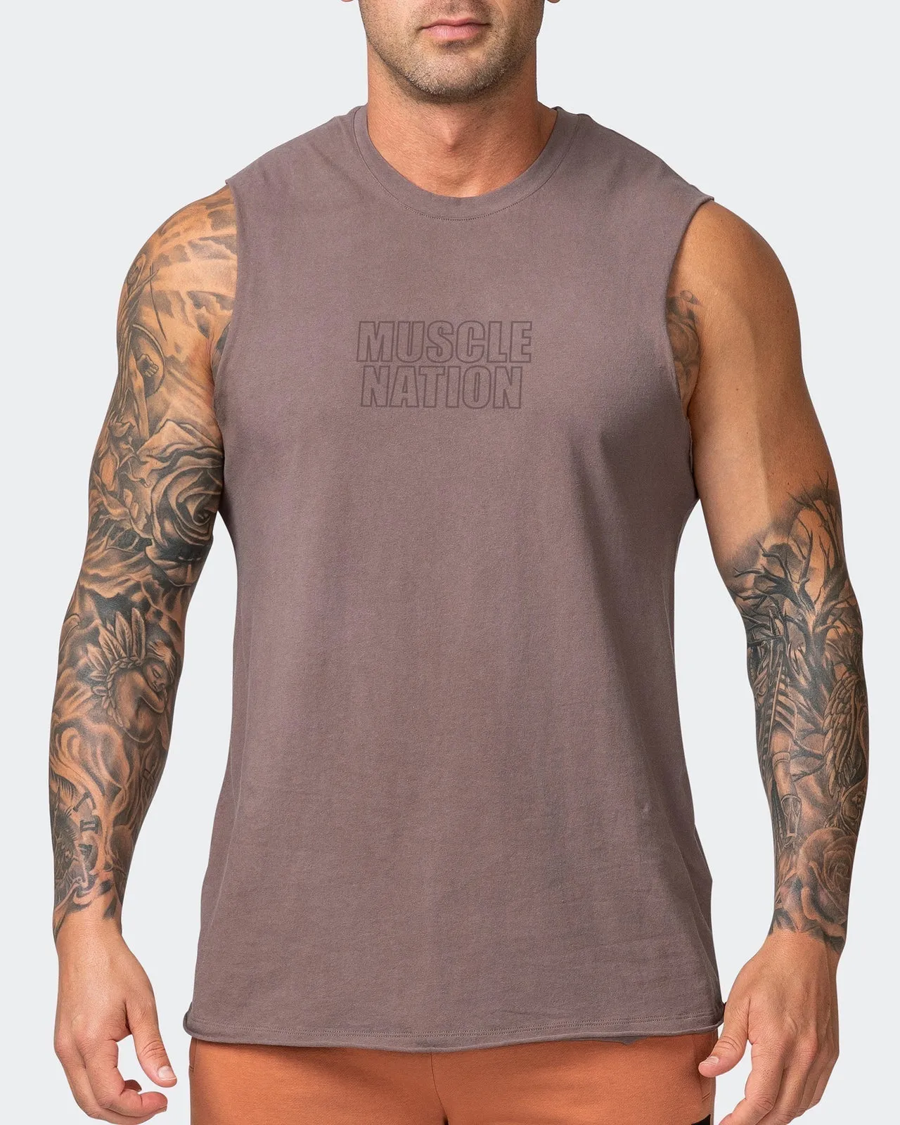 Classic Vintage Tank - Dark Taupe