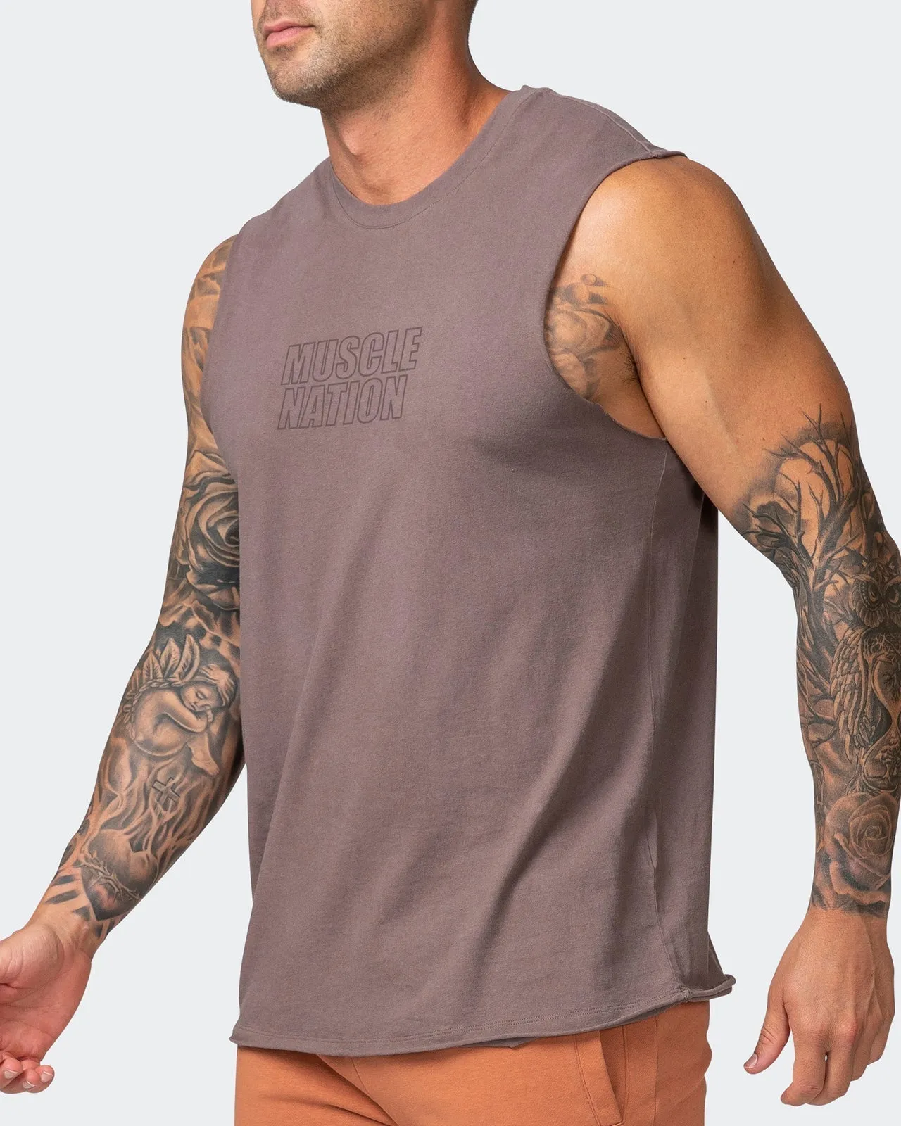 Classic Vintage Tank - Dark Taupe