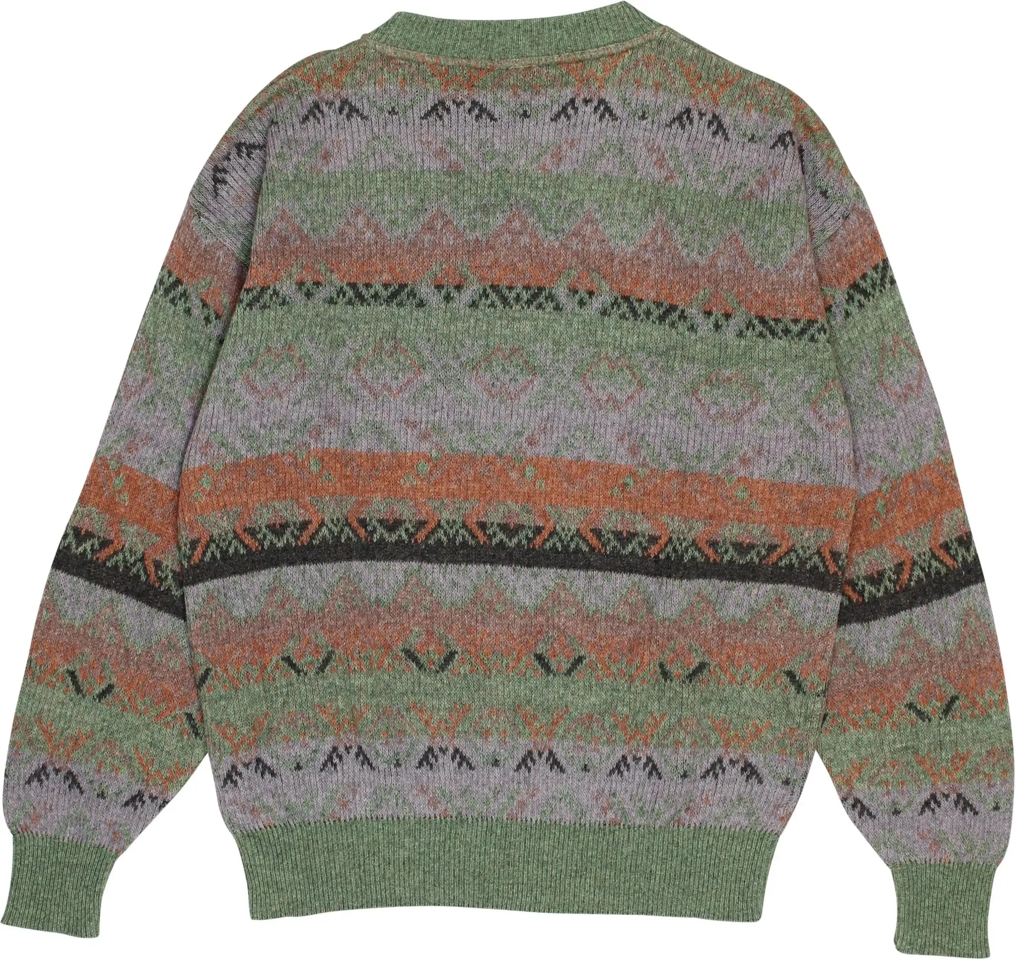 Colourful Patterned Jumper | ThriftTale