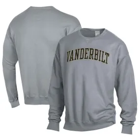 Comfort Wash  Vanderbilt Commodores Gray Crewneck Pullover Sweatshirt