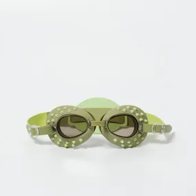 Cookie the Croc Swim Goggles - Khaki