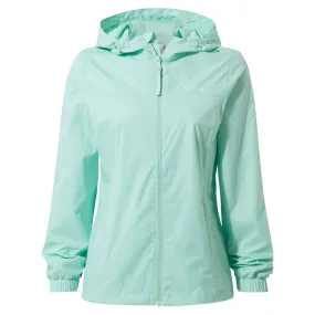 Craven Womens Waterproof Packaway Jacket - Eggshell Blue