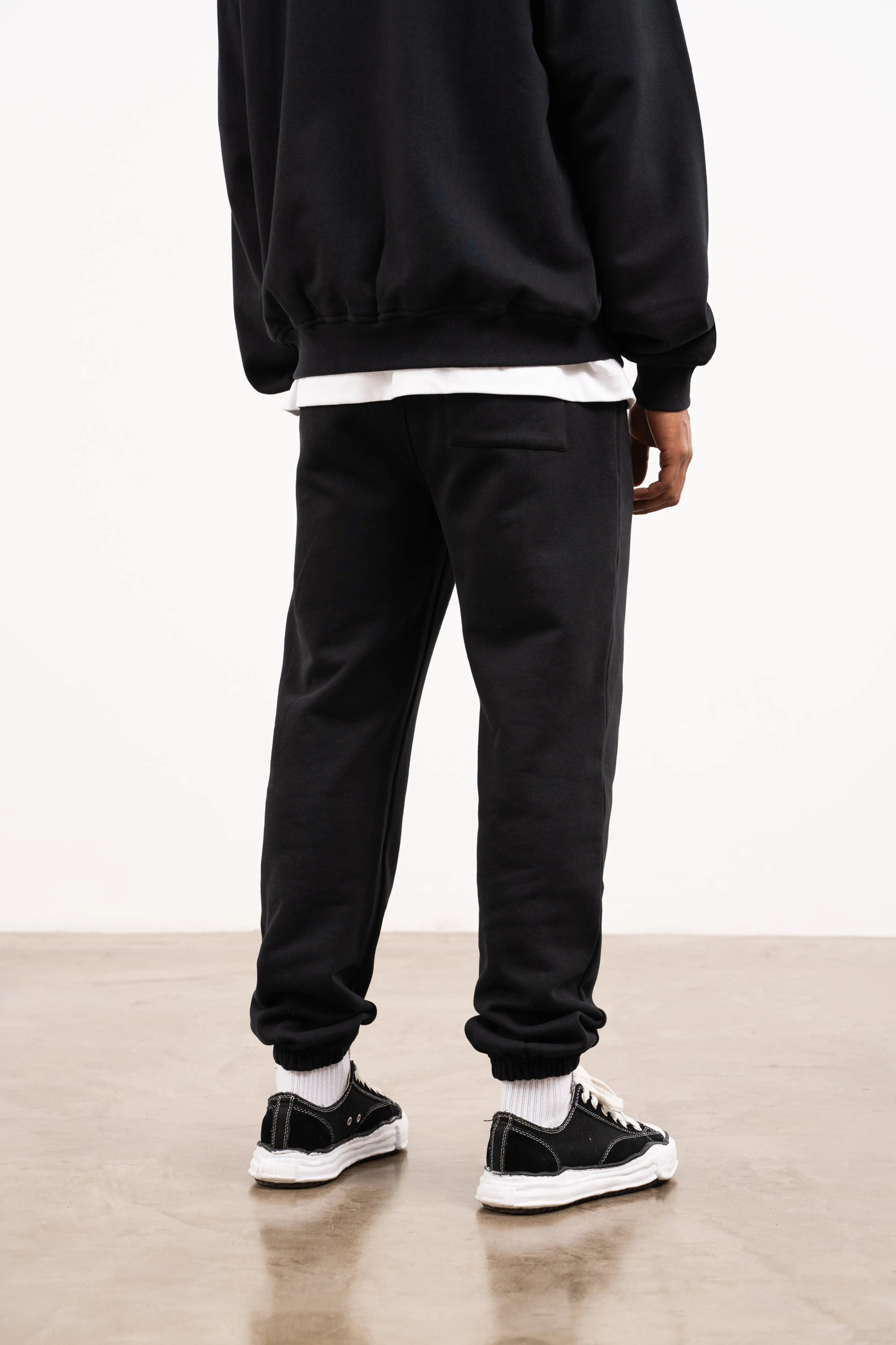 CTRE RELAXED CUFFED JOGGERS - BLACK