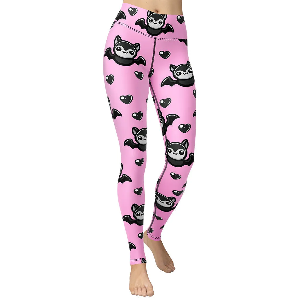 Cute Bats Yoga Leggings