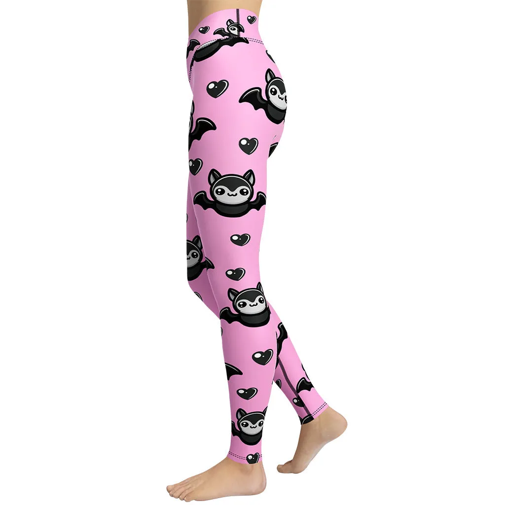 Cute Bats Yoga Leggings