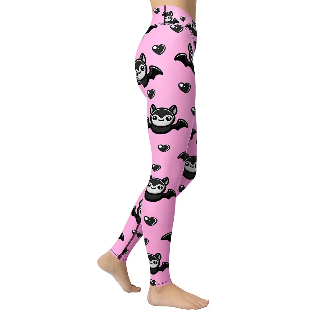 Cute Bats Yoga Leggings