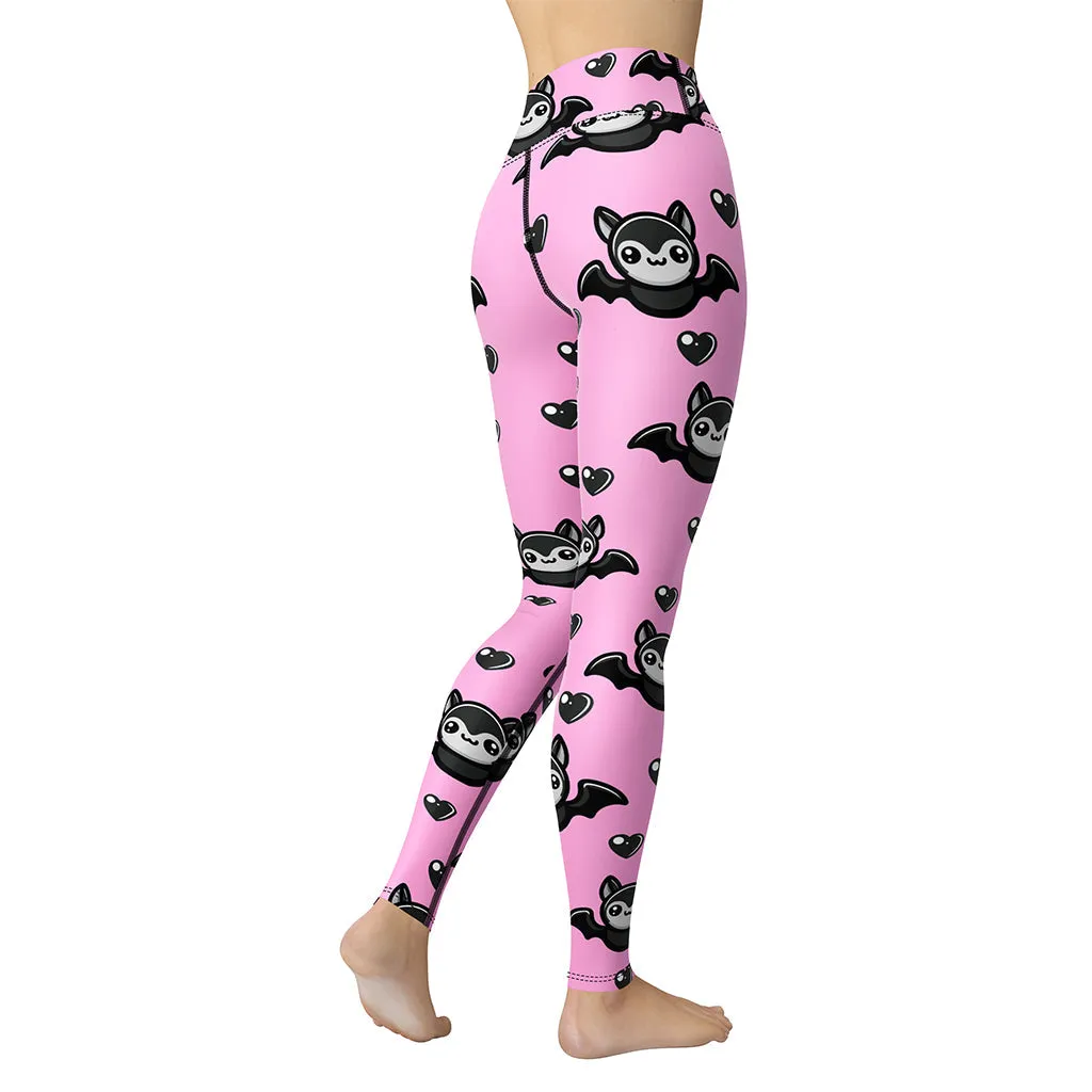 Cute Bats Yoga Leggings