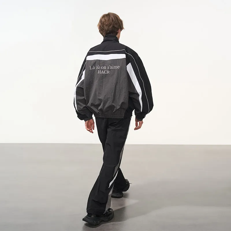 Deconstructed Splicing Carabiner Coach Jacket