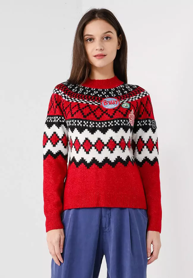 Desigual Border Jumper