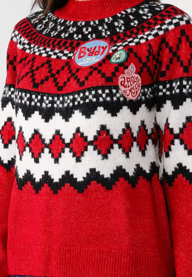 Desigual Border Jumper