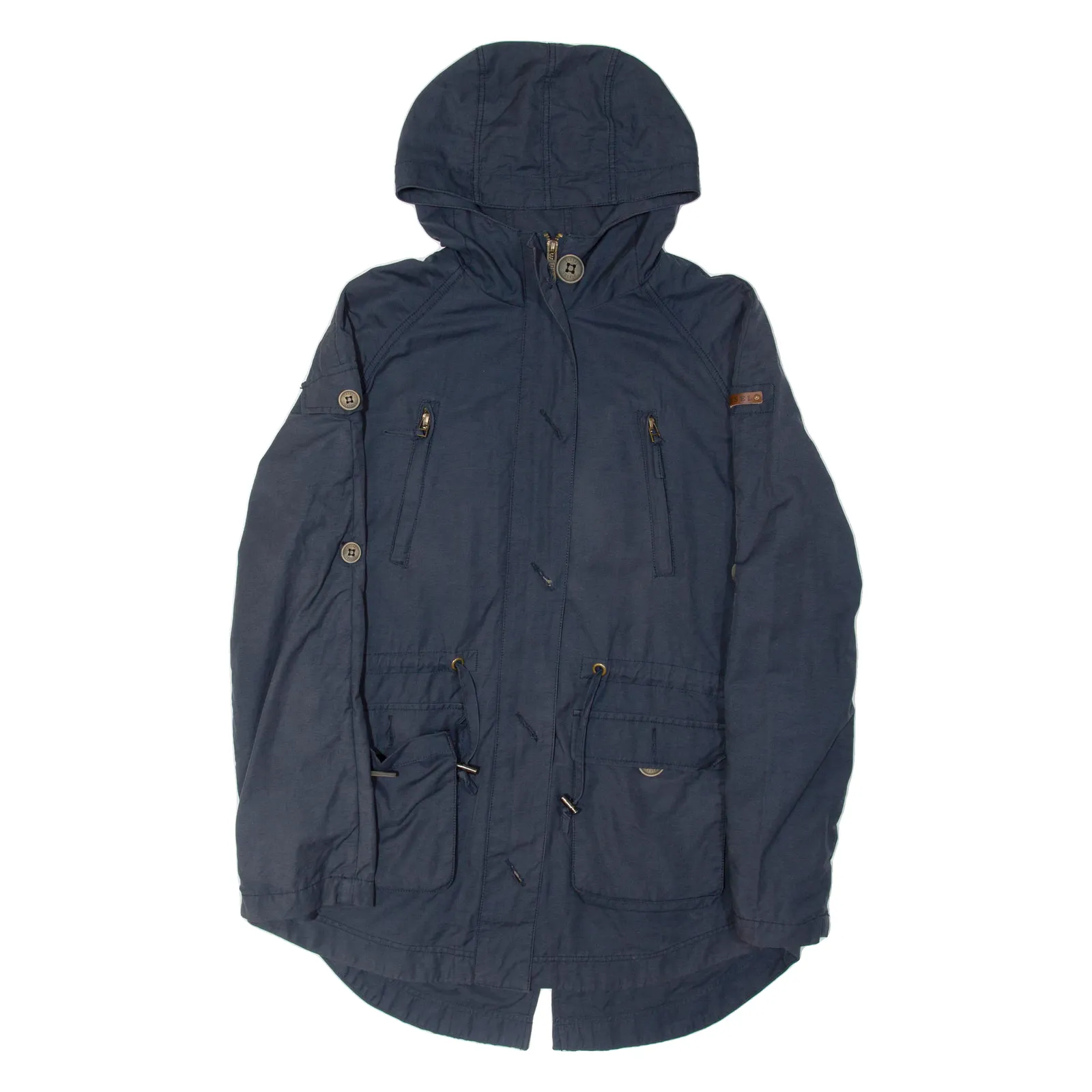 DIESEL Womens Chore Jacket Blue Hooded M