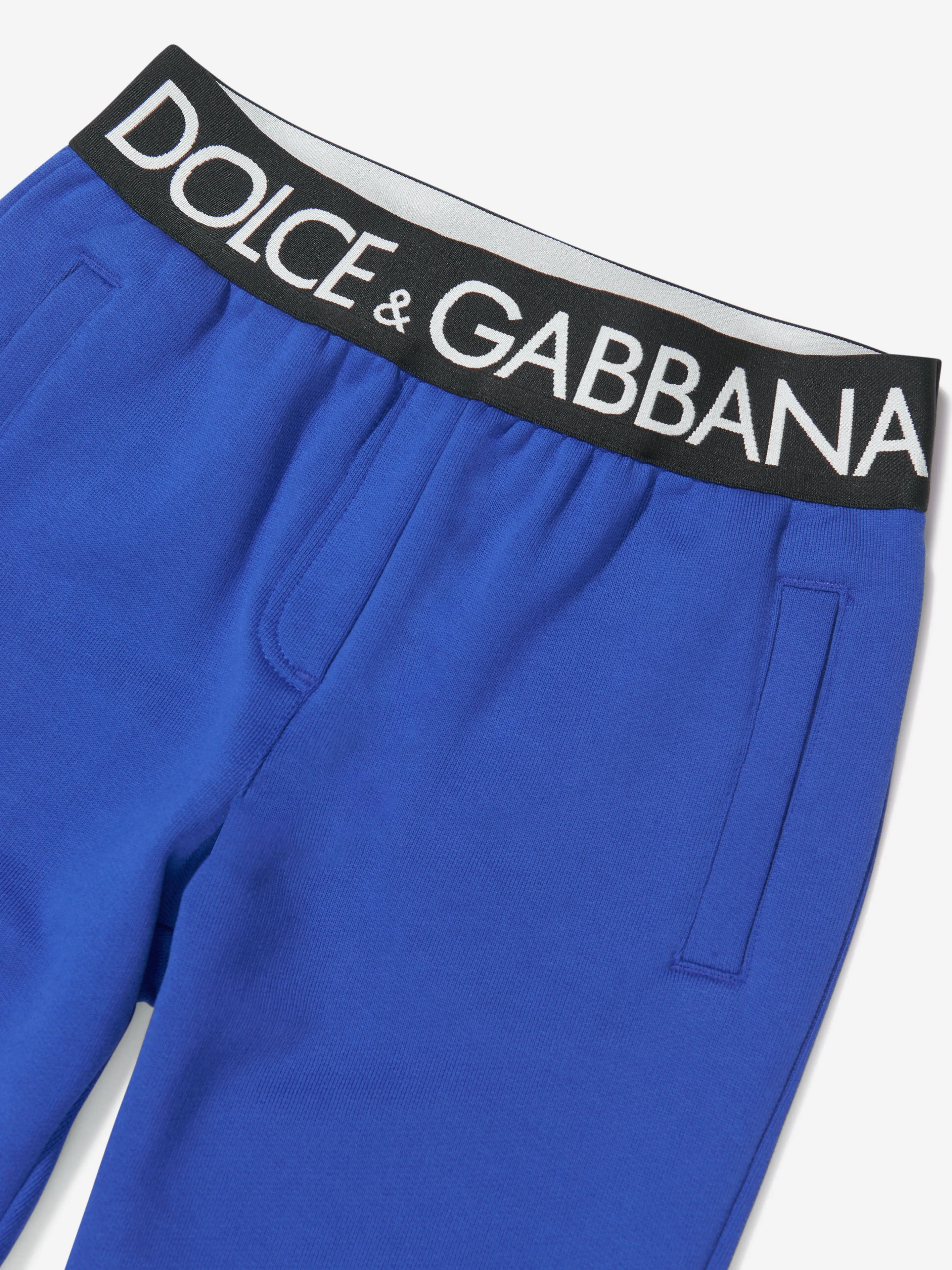 Dolce & Gabbana Kids - Boys Logo Waistband Joggers | Childsplay Clothing